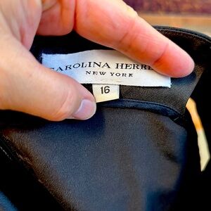 modern art carolina herrera dress